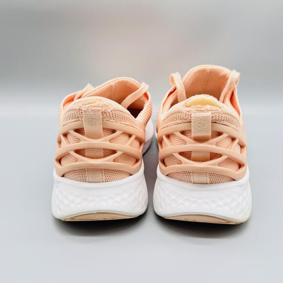 Kizik Shoes Women 10 Peach Athens Hands Free Slip On Sneaker Rabbit Foam Comfort - Picture 7 of 12